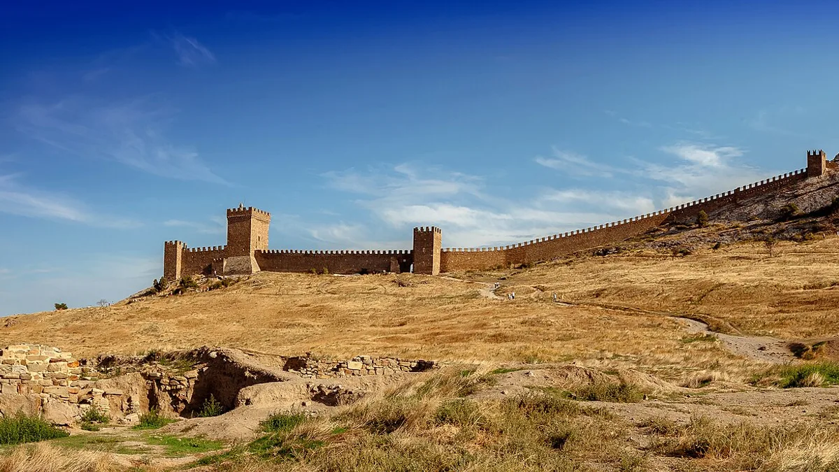 Sudak Fortress in Ukraine