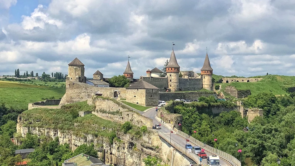 Kamianets-Podilskyi Castle in Ukraine
