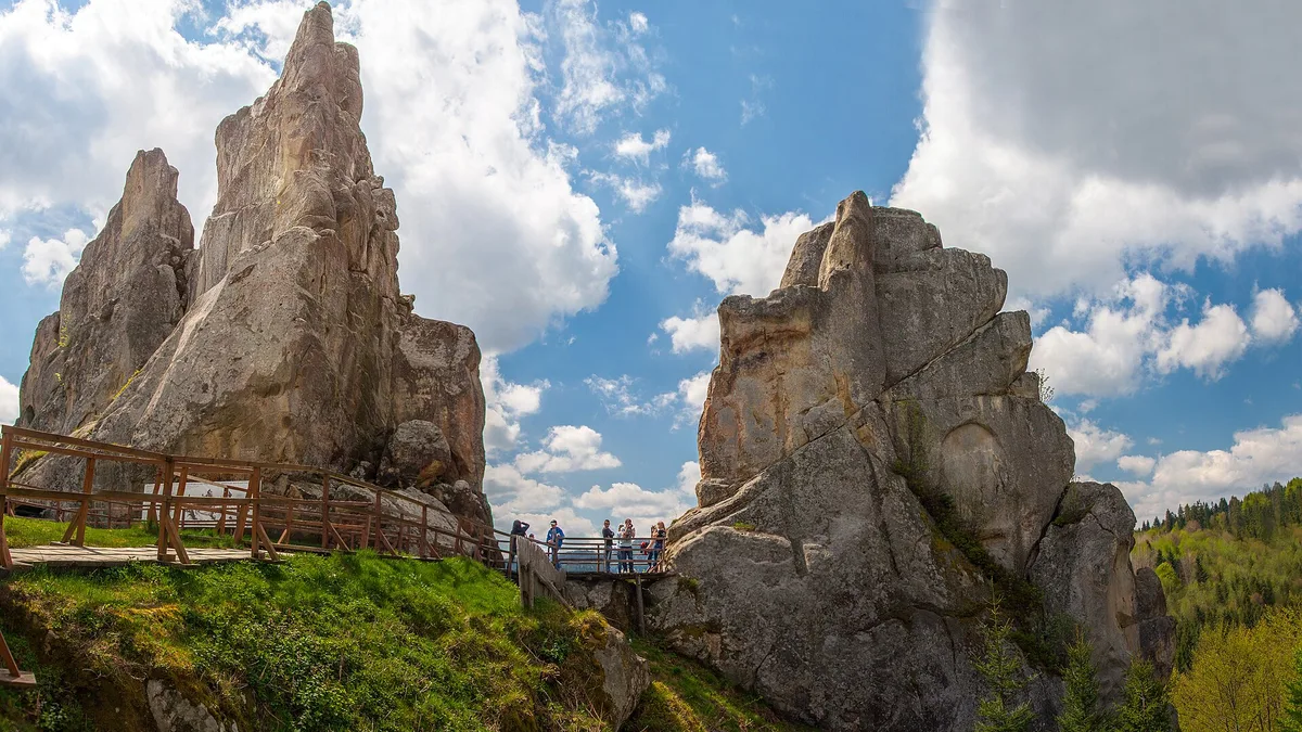 Tustan Fortress in Ukraine
