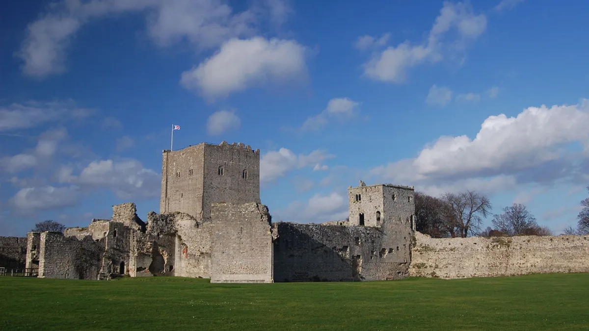 Portchester Castle in United Kingdom