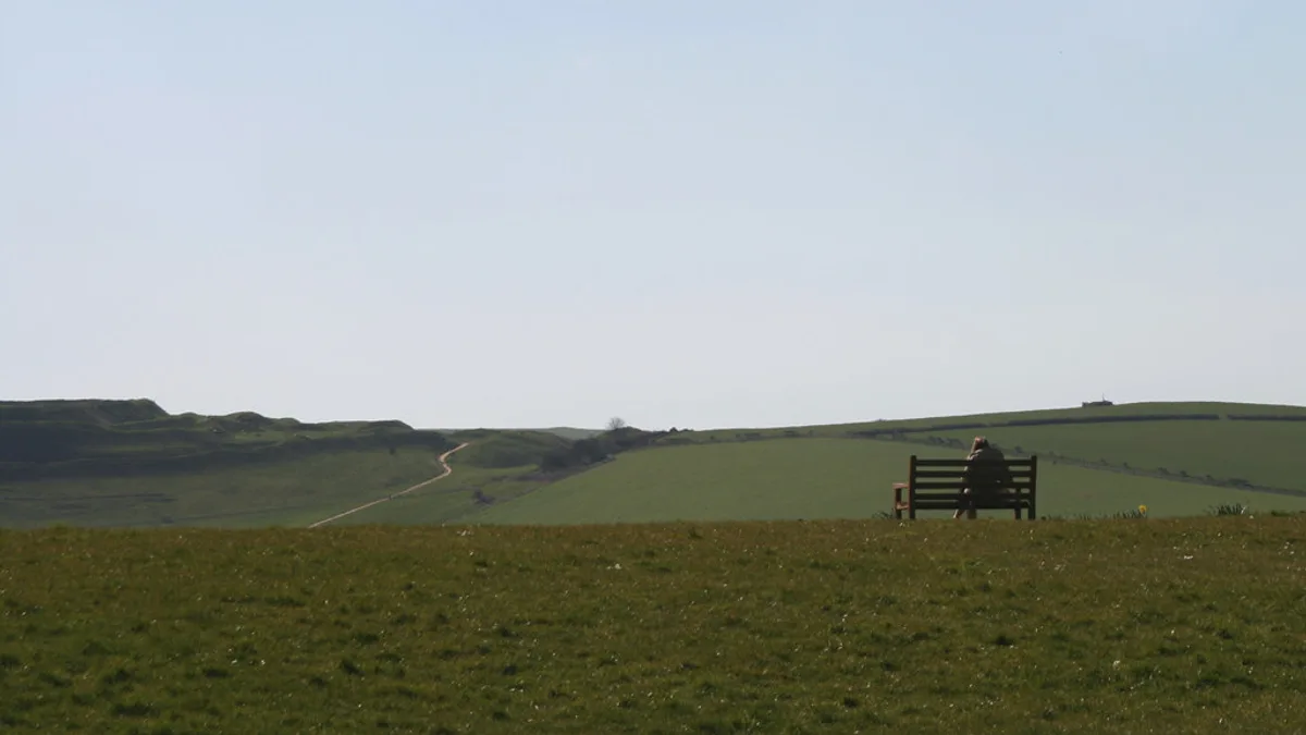 Maiden Castle in United Kingdom
