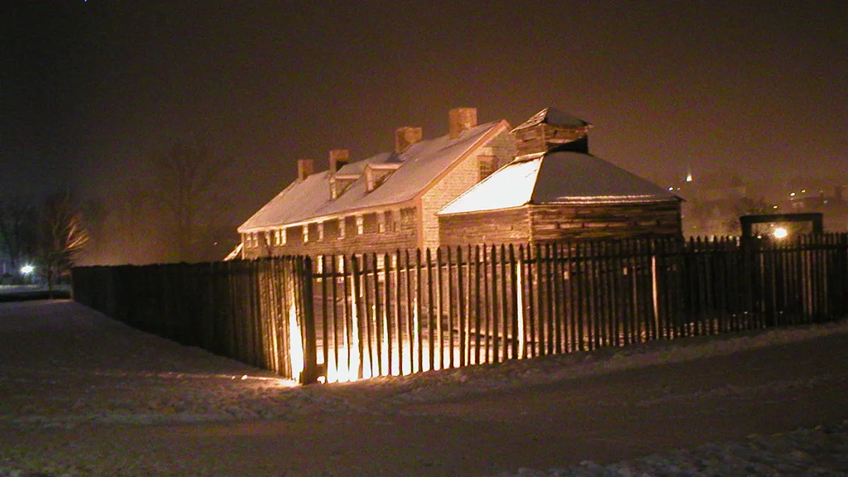 Old Fort Western in United States