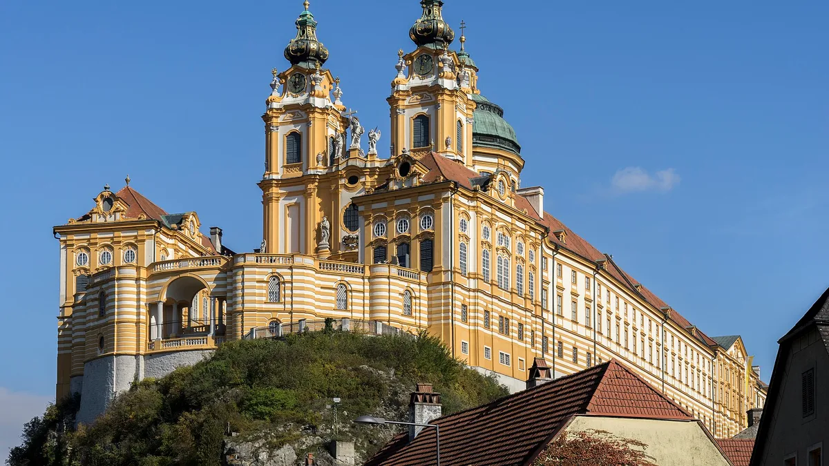 Melk Abbey Church in Austria
