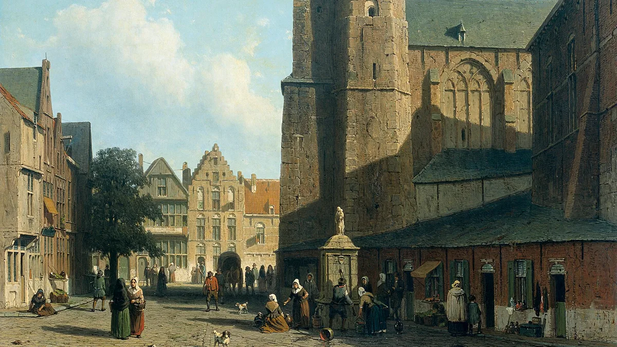St Denis Collegiate Church in Belgium