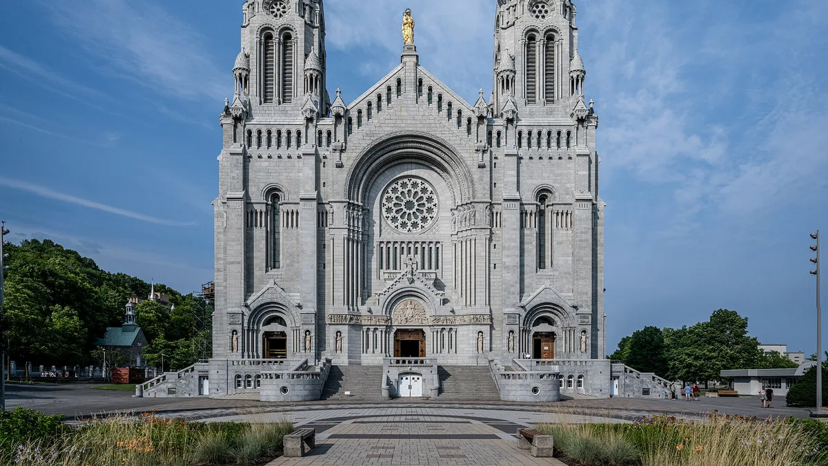 Sainte-Anne-De-Beaupré Basilica in Canada
