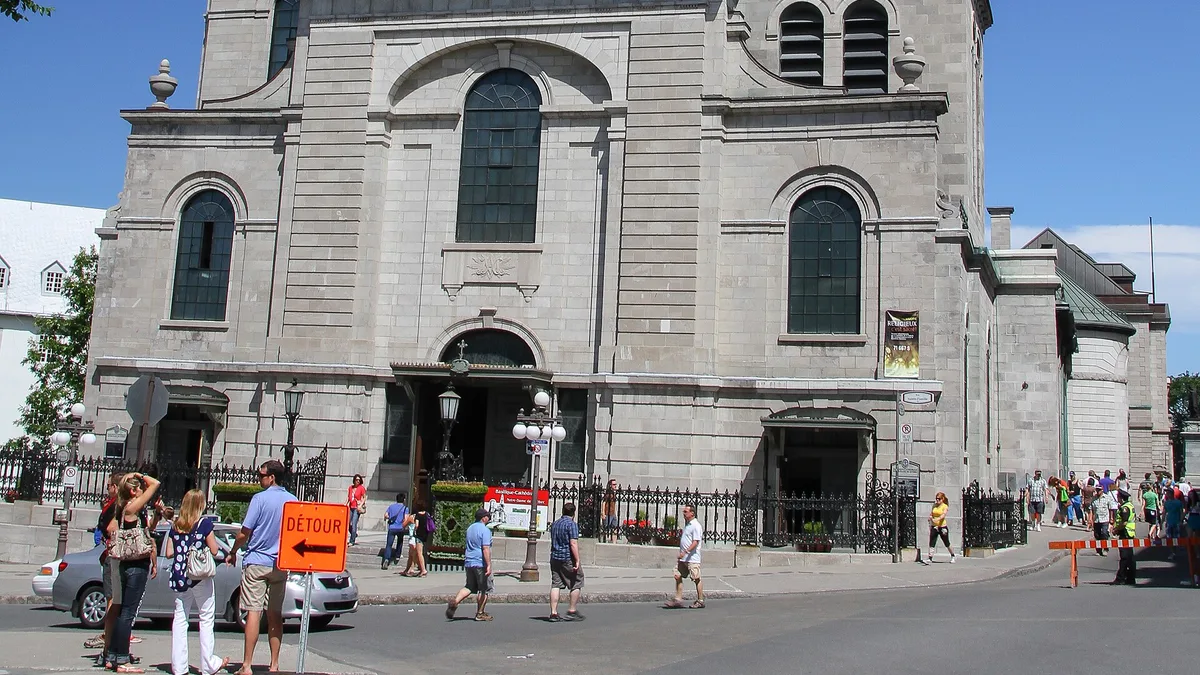 Cathedral-Basilica Of Notre-Dame De Québec in Canada