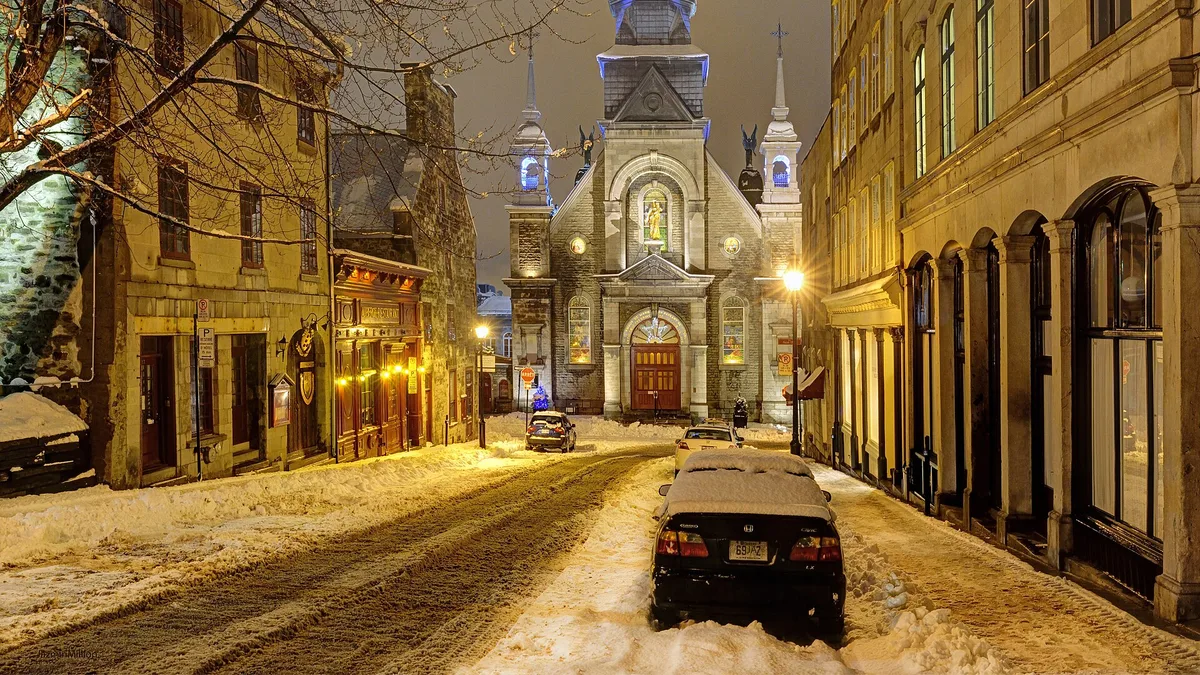 Notre-Dame-De-Bon-Secours Chapel in Canada