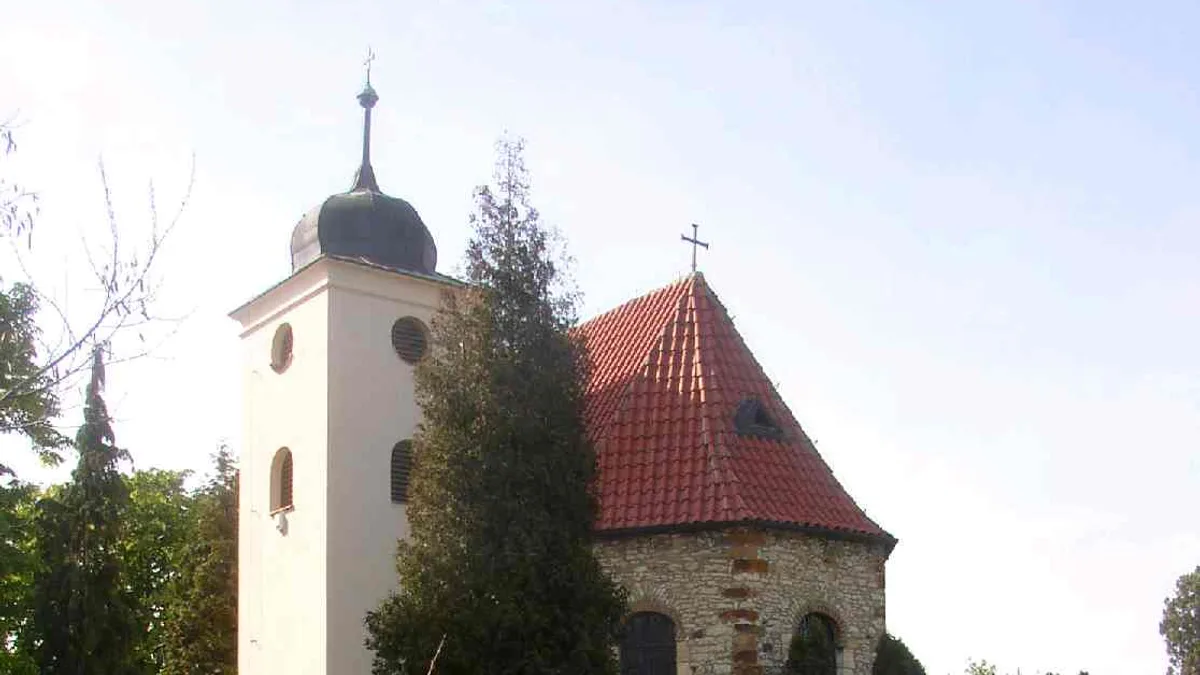 Church of St. Clement at Levý Hradec in Czech Republic