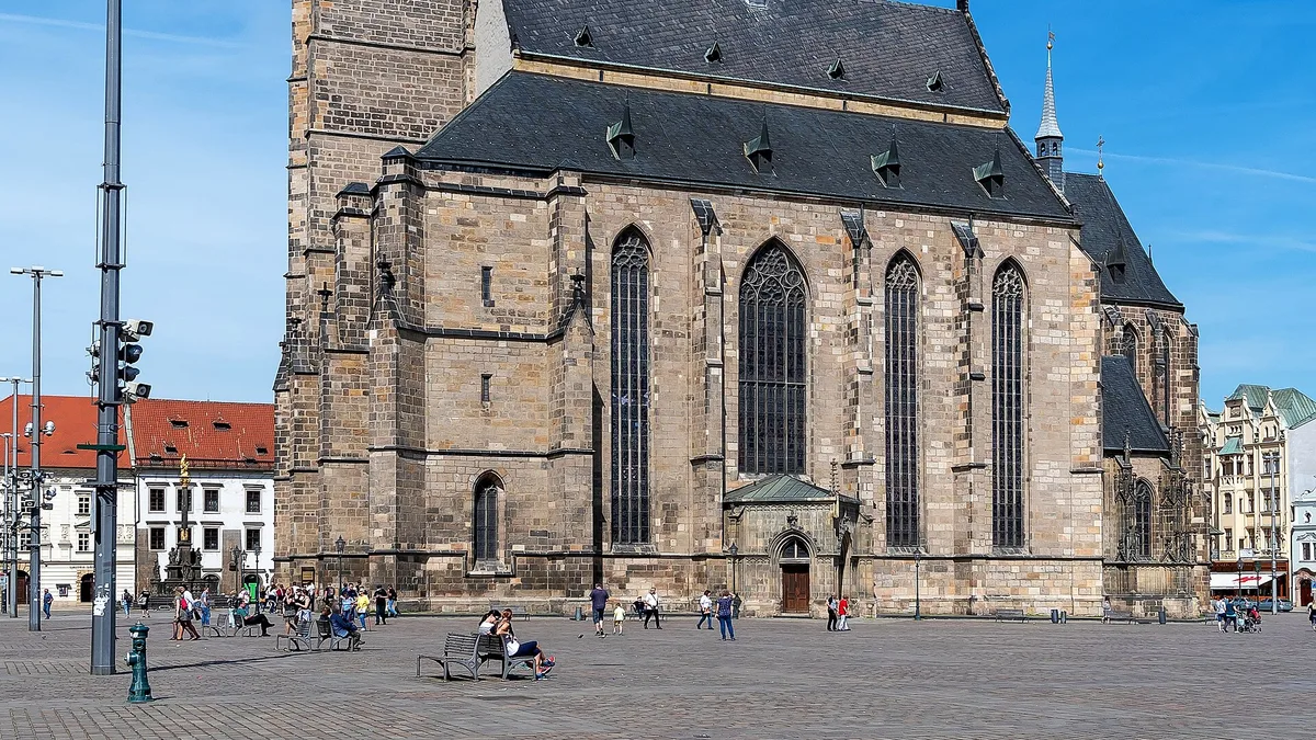 Cathedral of St. Bartholomew in Czech Republic
