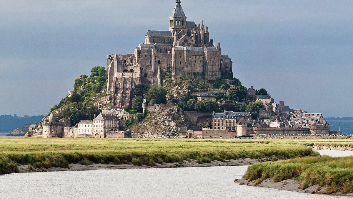 Mont Saint-Michel Abbey in France