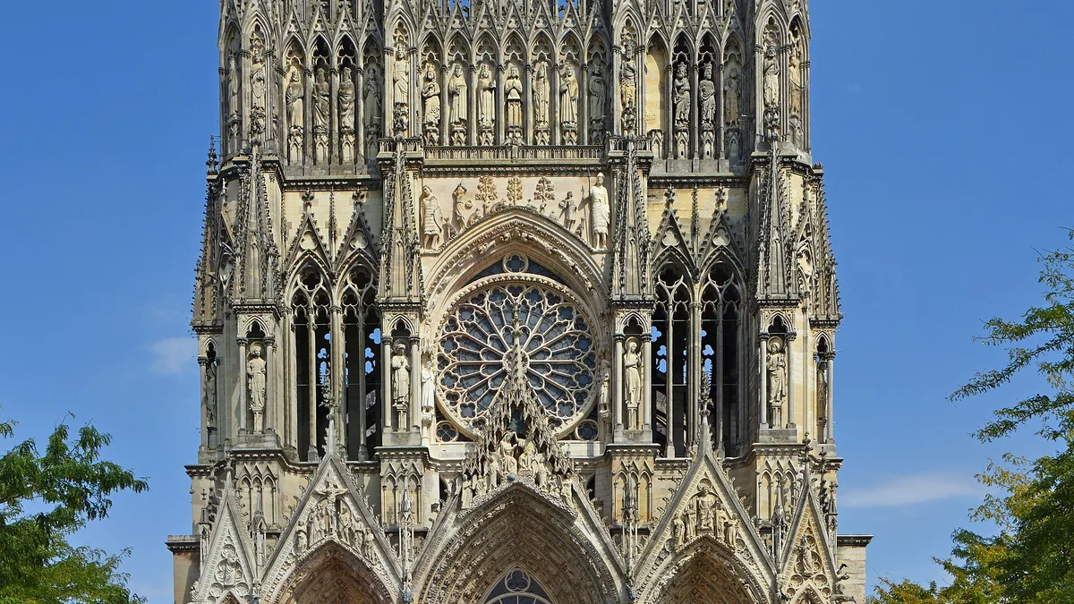 Reims Cathedral in France