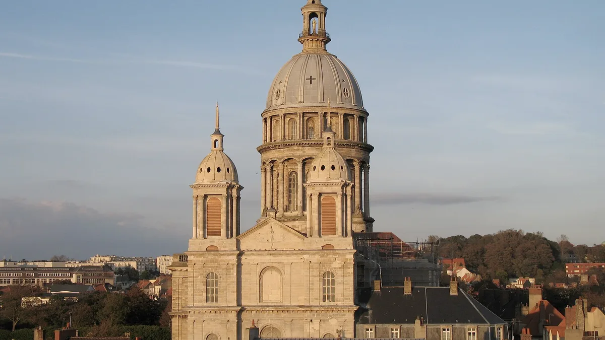 Basilica of Notre-Dame de Boulogne in France