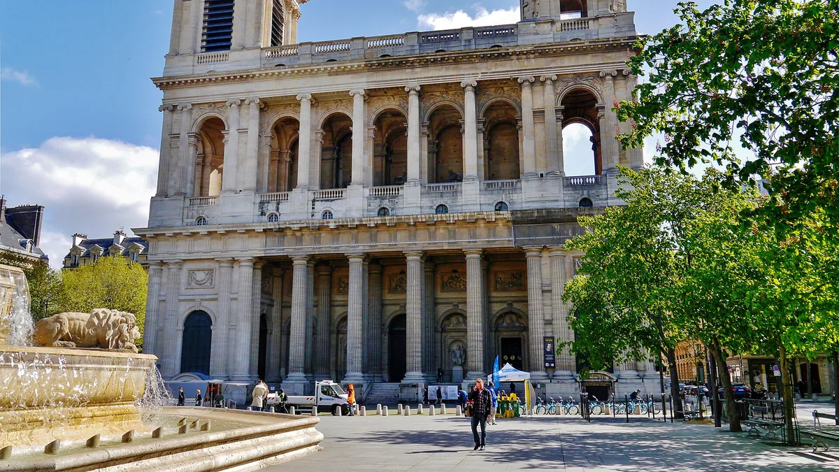 Saint-Sulpice Church in France