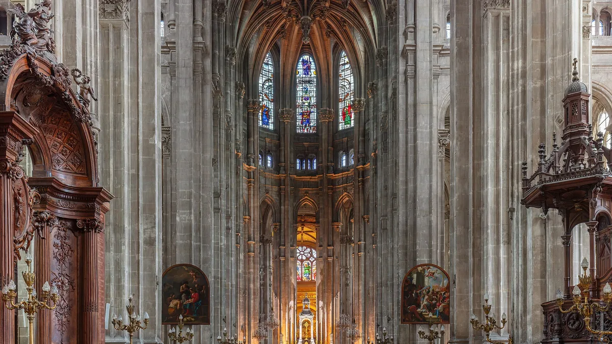 Church of Saint-Eustache in France