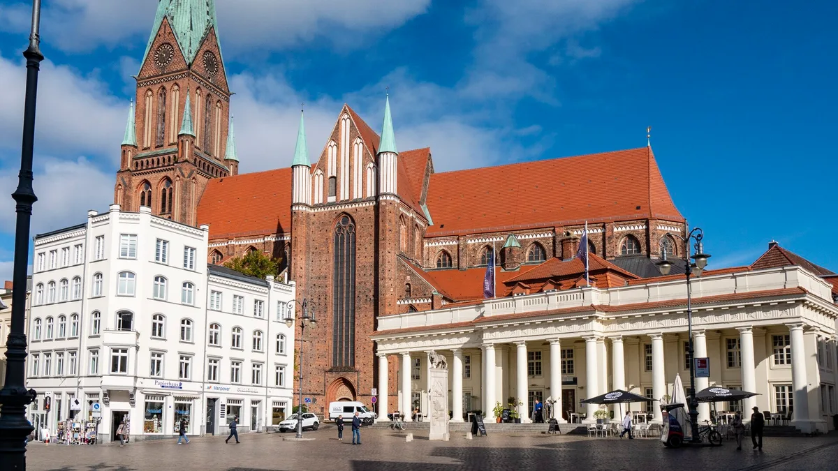 Schwerin Cathedral in Germany