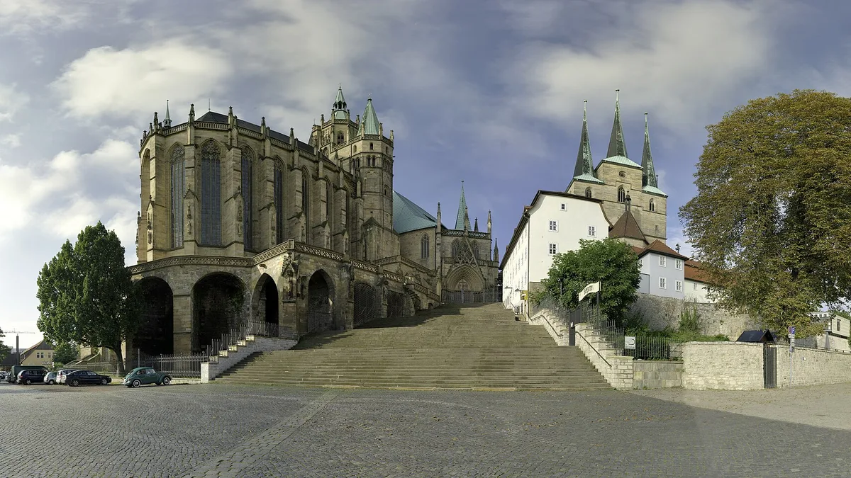 Erfurt Cathedral in Germany