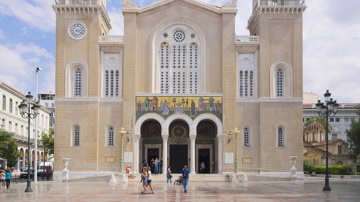Metropolitan Cathedral Of Athens in Greece