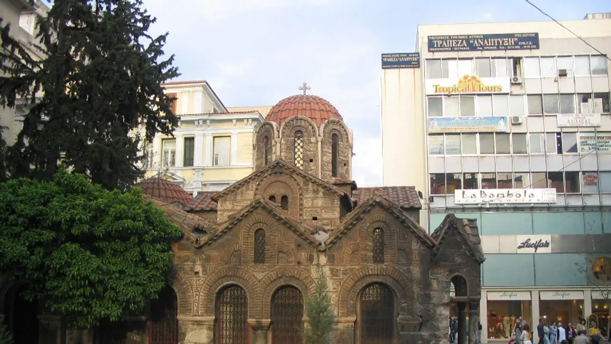 Church Of Panagia Kapnikarea in Greece