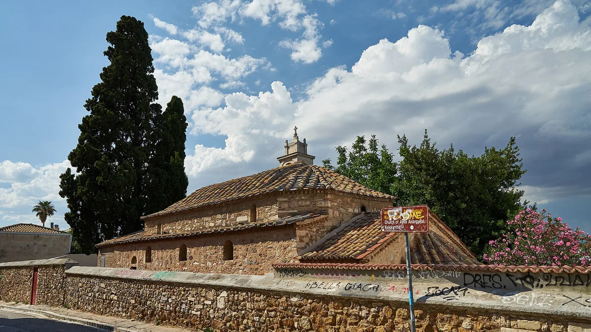 Church Of Agioi Anargyroi in Greece