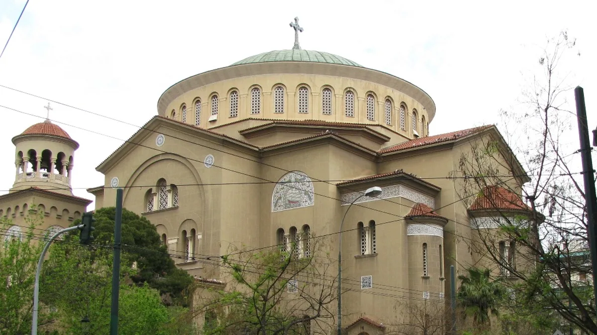 Church Of Saint Panteleimon Of Acharnai in Greece