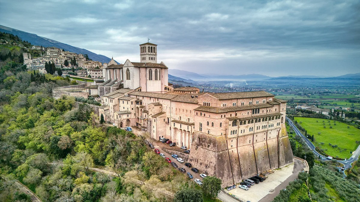 Basilica of Saint Francis of Assisi in Italy
