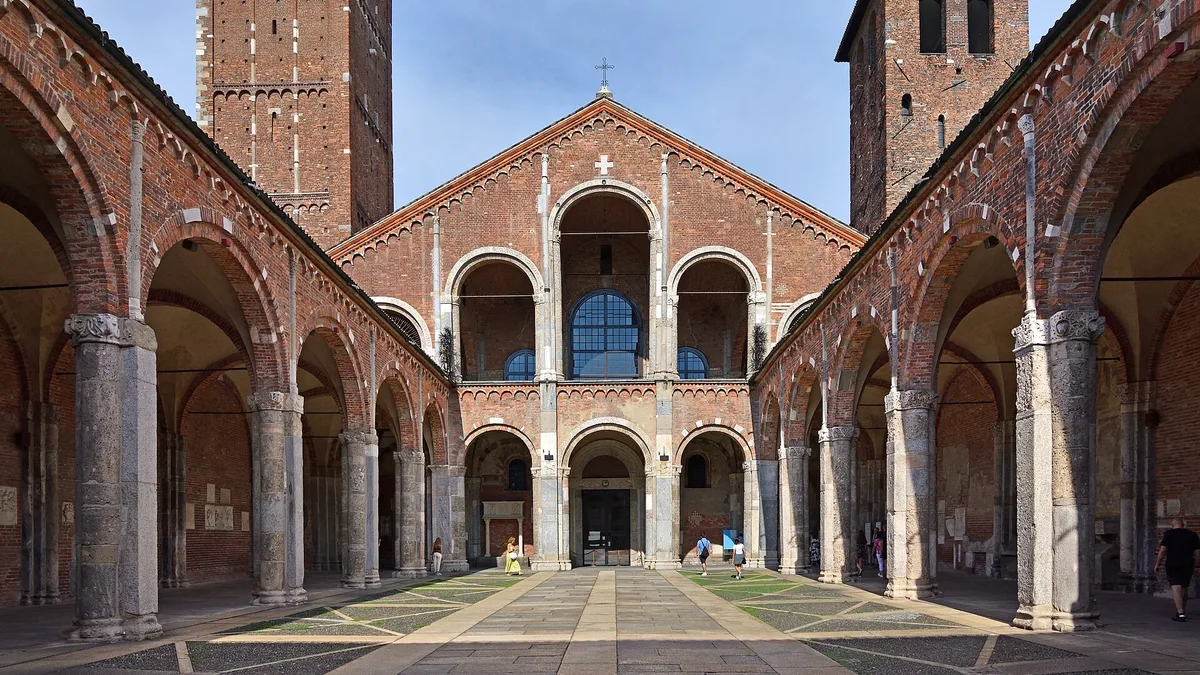 Basilica of Sant'Ambrogio in Italy