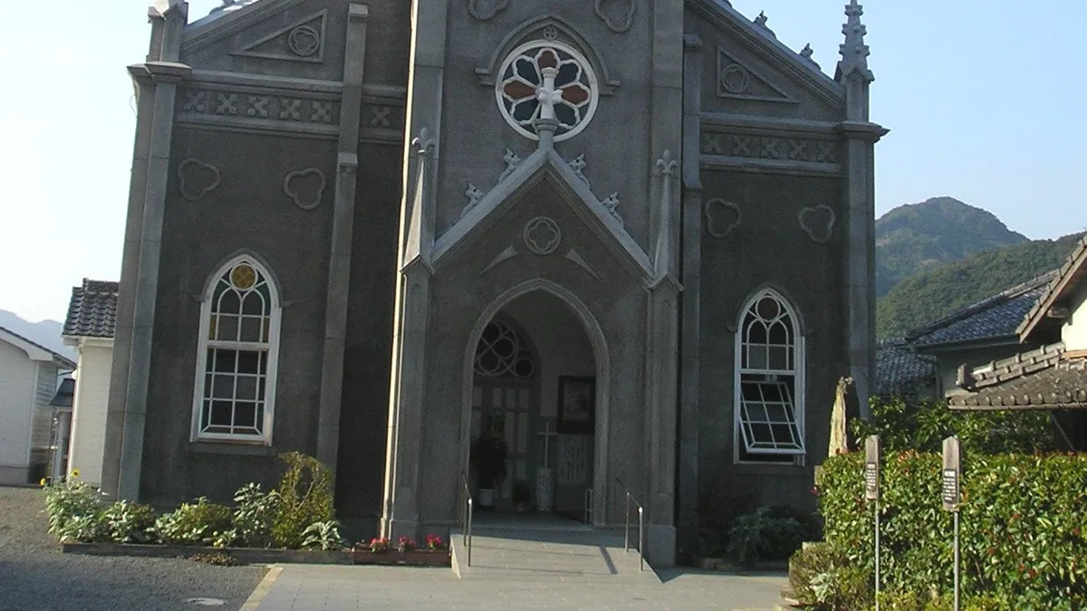 Sakitsu Catholic Church in Japan