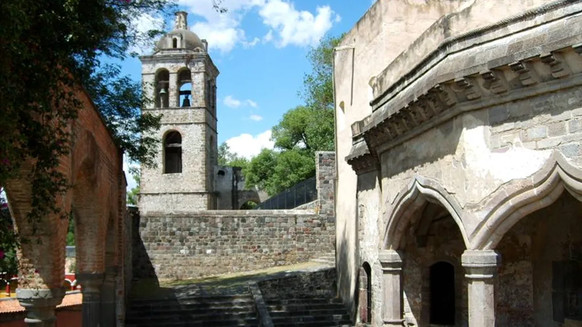 Tlaxcala Cathedral in Mexico