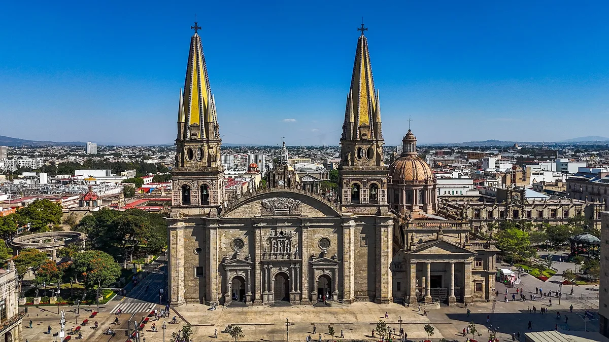Guadalajara Cathedral in Mexico