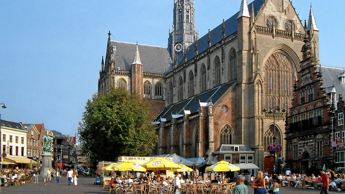 Grote Kerk Haarlem in Netherlands