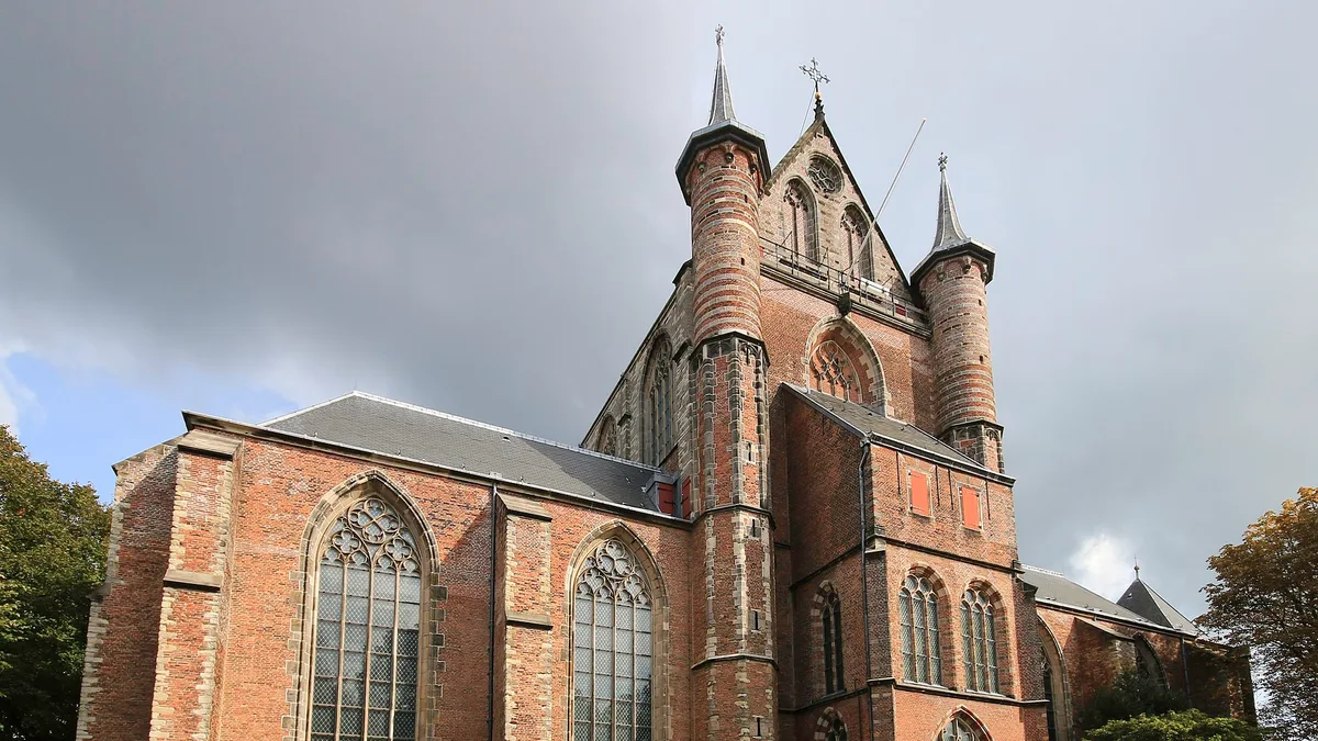 Pieterskerk Leiden in Netherlands