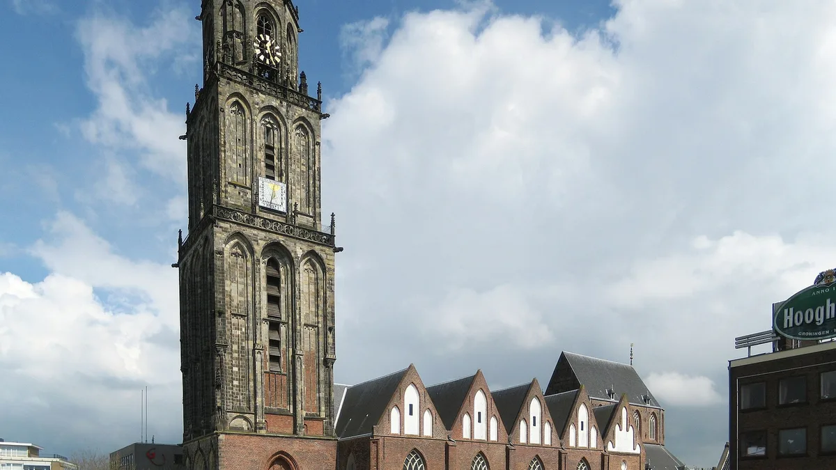 Martinikerk Groningen in Netherlands