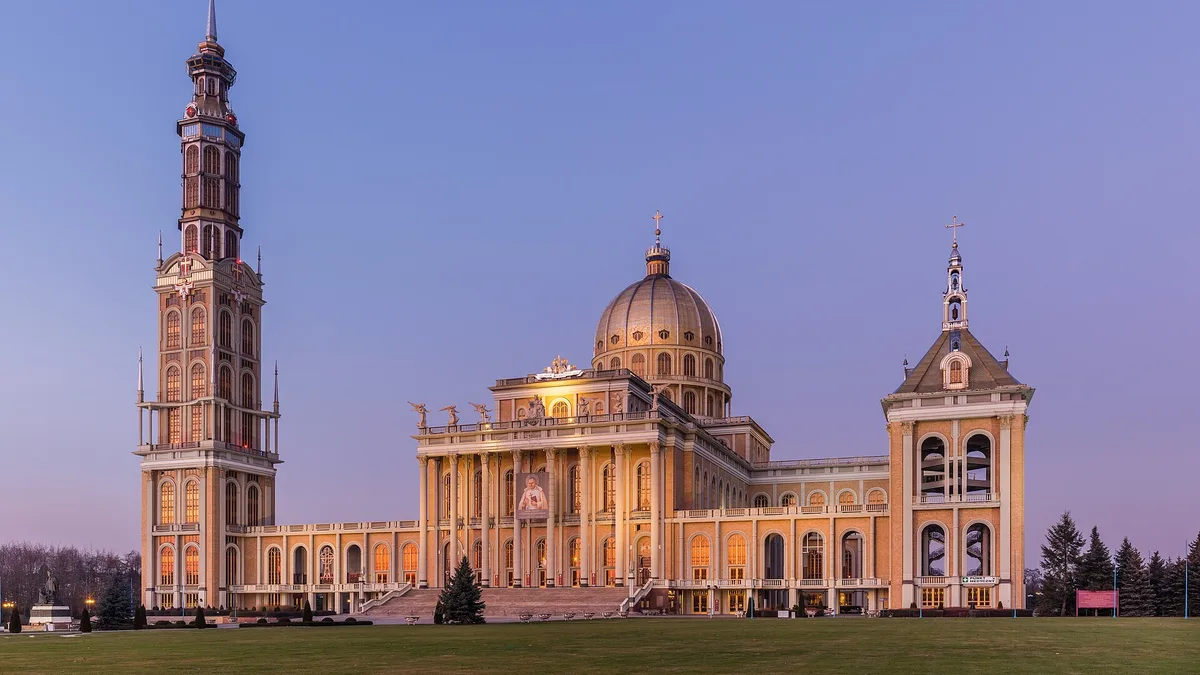 Basilica of Our Lady of Licheń in Poland