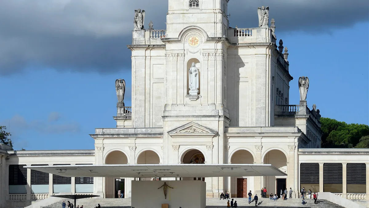 Basilica of Our Lady of the Rosary of Fátima in Portugal