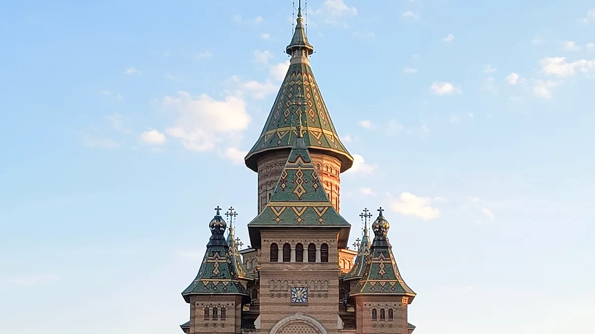 Timișoara Orthodox Cathedral in Romania