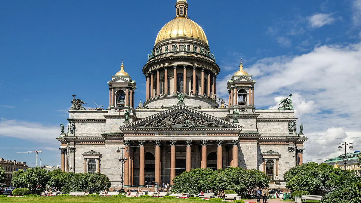 Saint Isaac's Cathedral in Russia