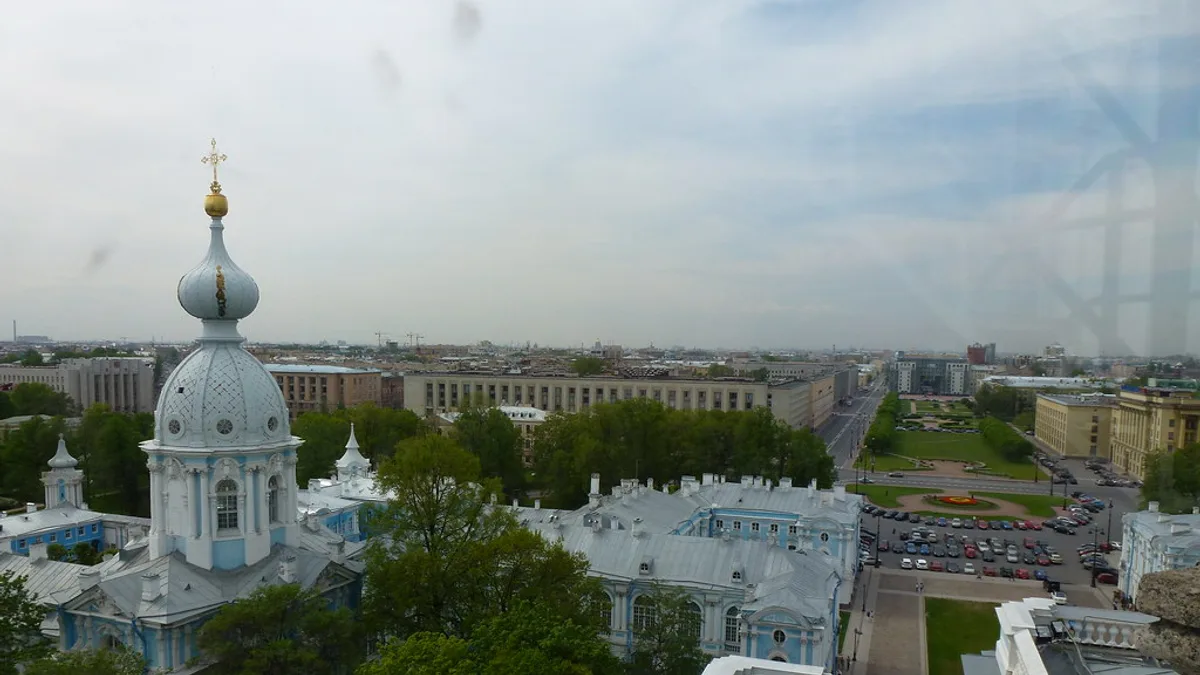 Smolny Cathedral in Russia