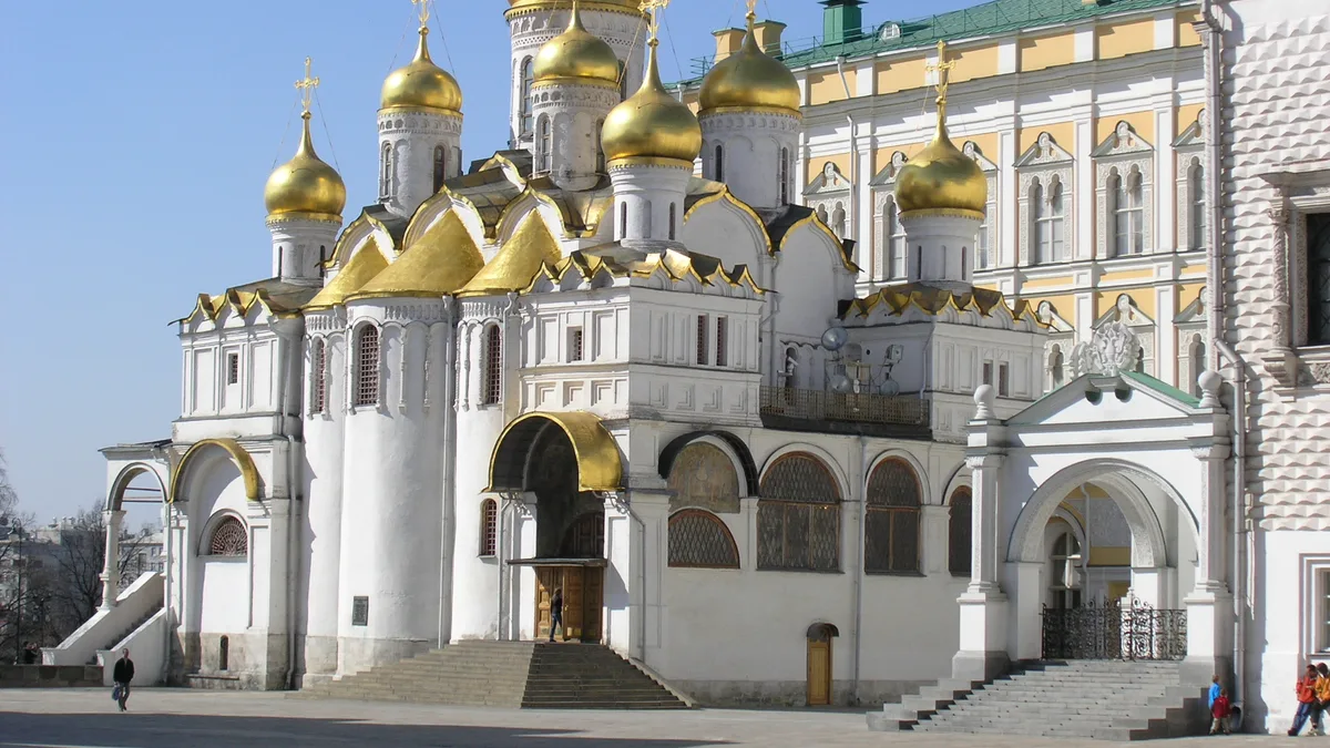 Annunciation Cathedral of the Moscow Kremlin in Russia