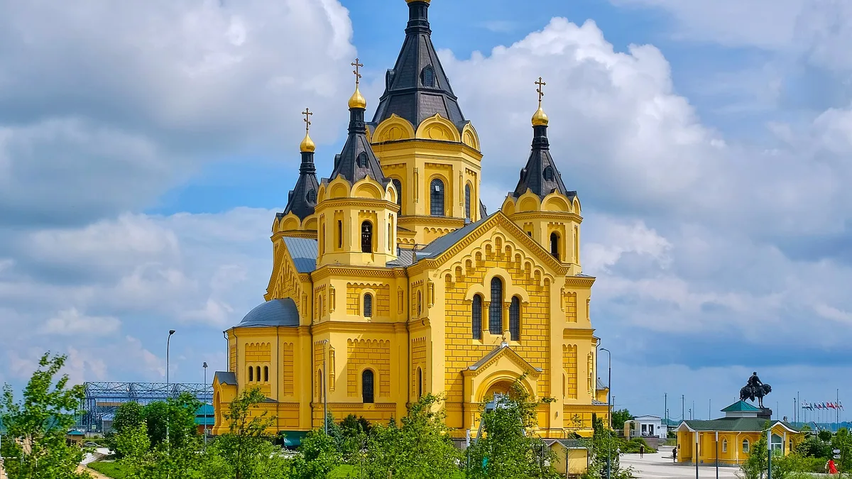 Alexander Nevsky Novoyarmarochny Cathedral in Russia