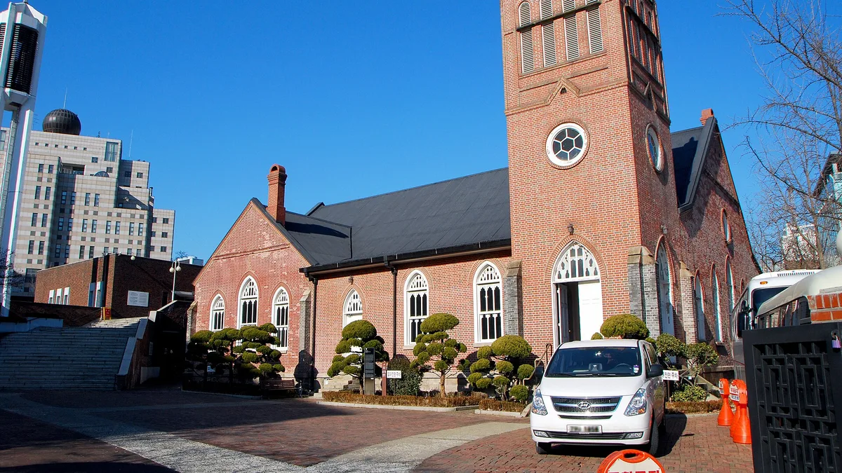 Chungdong First Methodist Church in South Korea