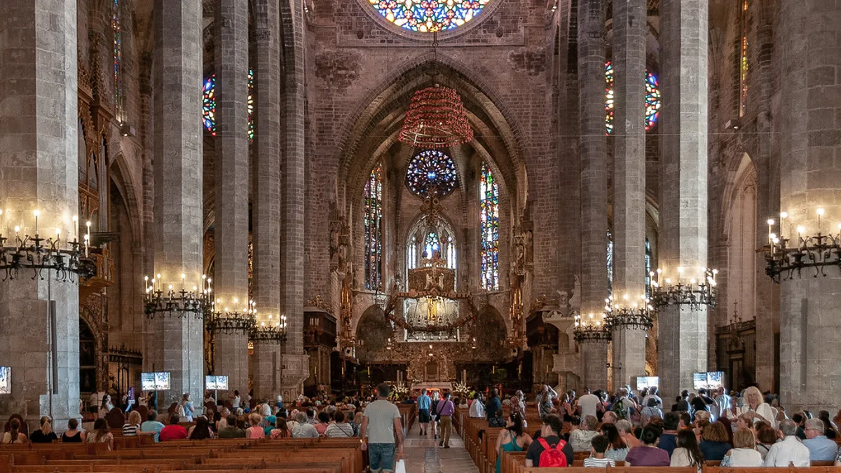 Cathedral of Mallorca in Spain