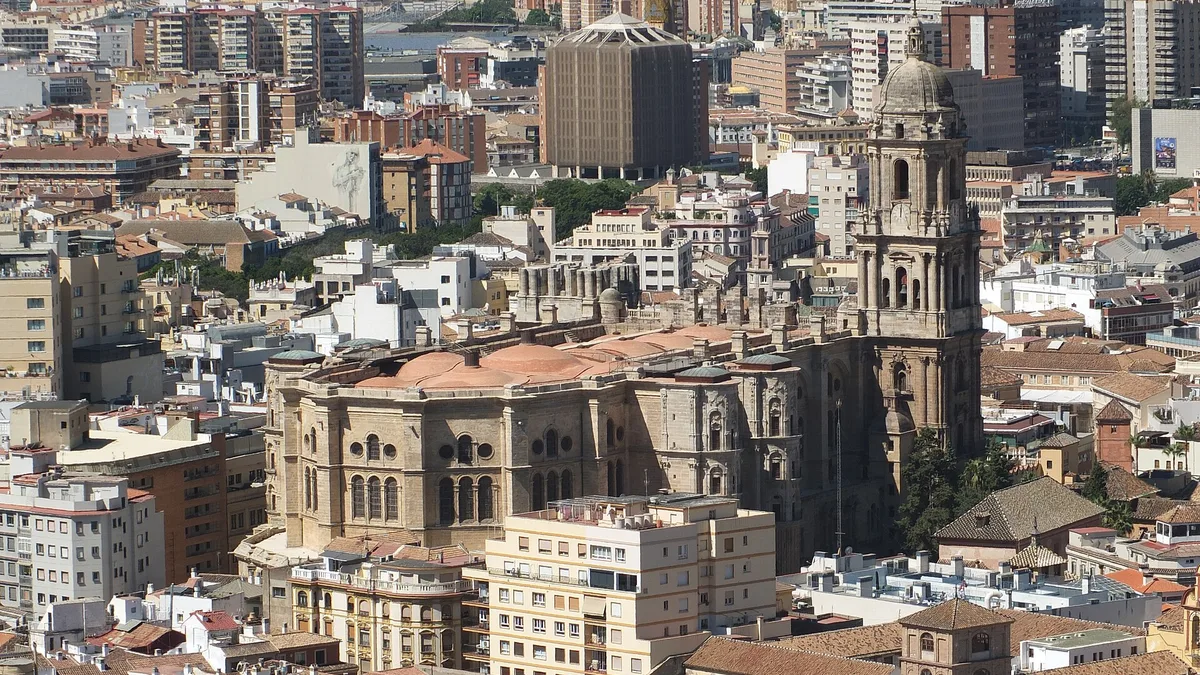 Málaga Cathedral in Spain