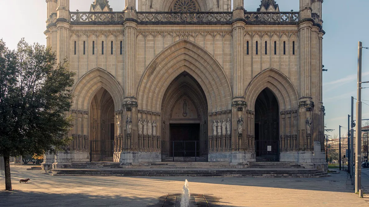 New Cathedral of Vitoria in Spain