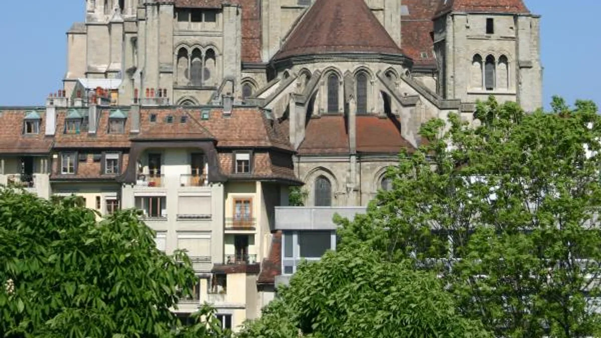Lausanne Cathedral in Switzerland