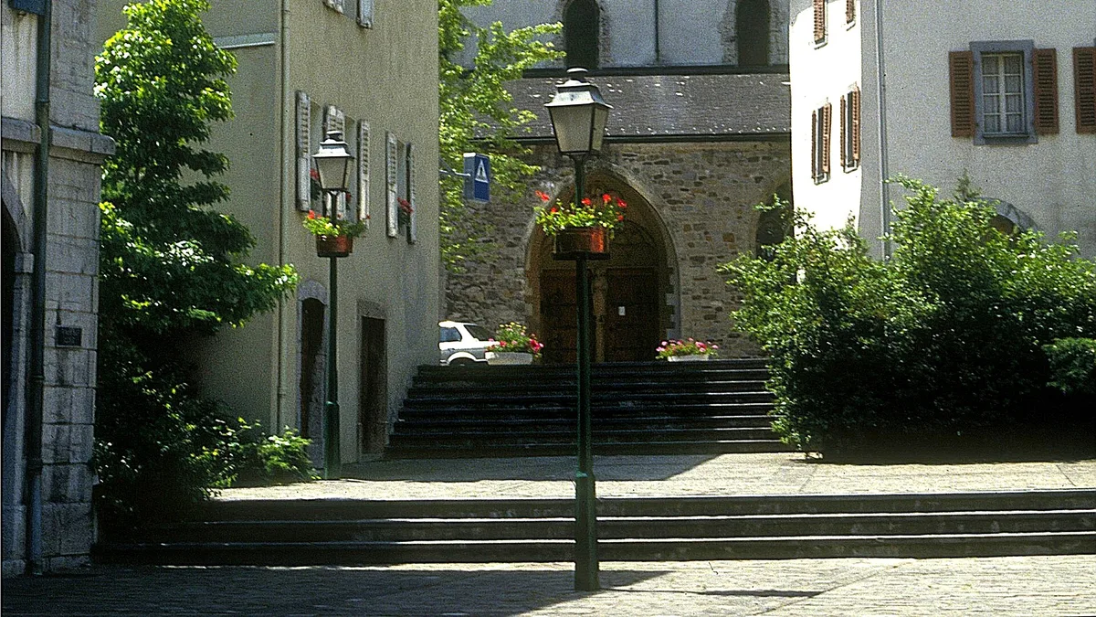 Abbey of Saint-Maurice in Switzerland