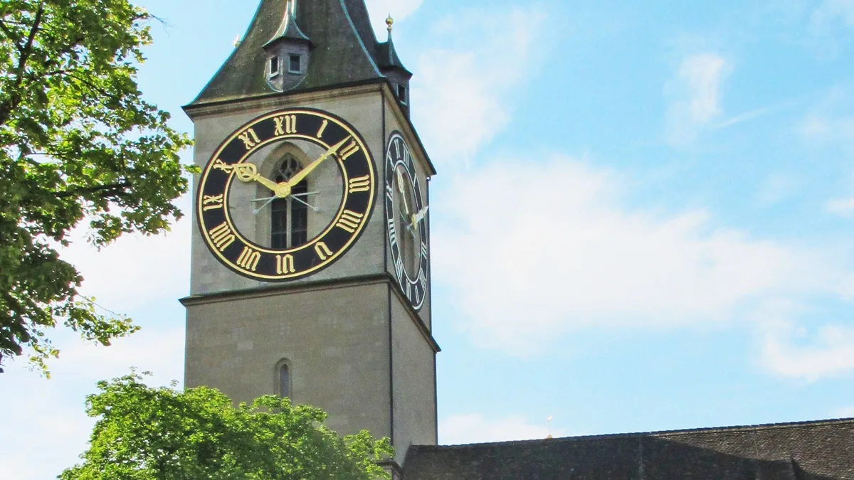 St. Peter Church Zürich in Switzerland