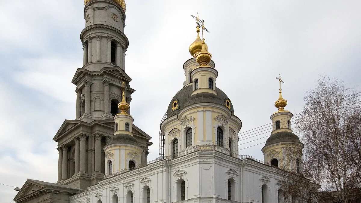 Kharkiv Dormition Cathedral in Ukraine