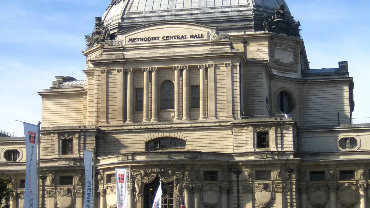 Methodist Central Hall Westminster in United Kingdom