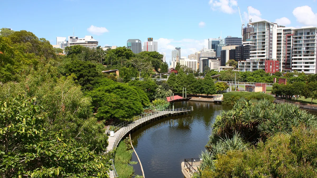 Roma Street Parkland in Australia