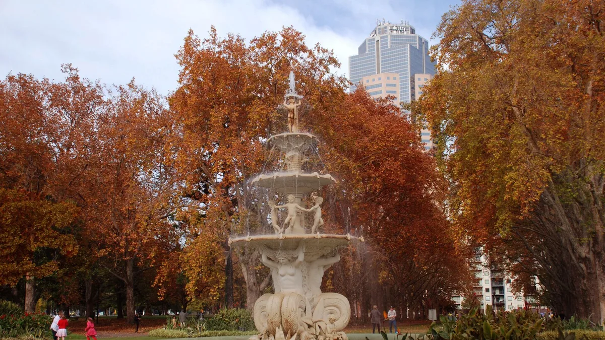 Carlton Gardens in Australia